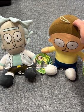 Rick and Morty Plush Duo
